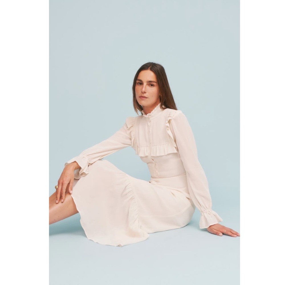 Reformation Ruffle Dress - Picture 7 of 8